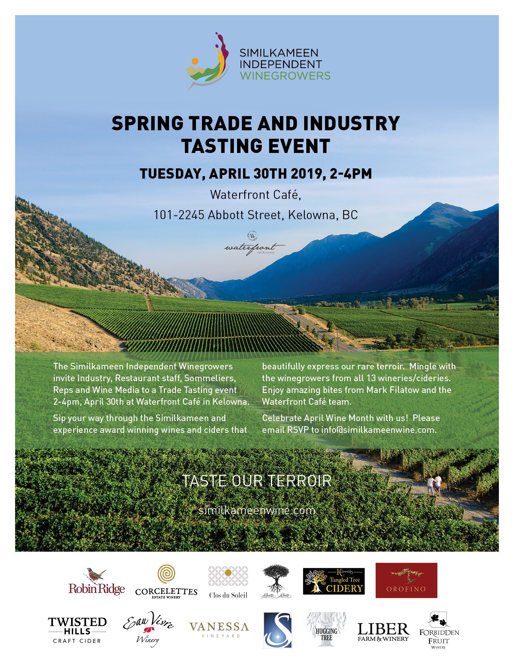 Spring Trade and Industry Tasting Event